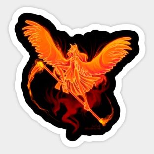 Burning Murder Sticker